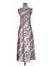 Moodie 100% Polyester Paisley Silver Cocktail Dress Size S - photo 1