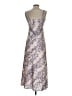 Moodie 100% Polyester Paisley Silver Cocktail Dress Size S - photo 2