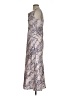 Moodie 100% Polyester Paisley Silver Cocktail Dress Size S - photo 5