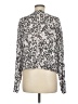 Cloth & Stone 100% Rayon Animal Print Silver Long Sleeve Blouse Size M - photo 2