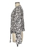Cloth & Stone 100% Rayon Animal Print Silver Long Sleeve Blouse Size M - photo 5