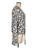 Cloth & Stone 100% Rayon Animal Print Silver Long Sleeve Blouse Size M - photo 4