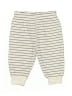 Lila & Jack Stripes Ivory Casual Pants Size 3-6 mo - photo 1