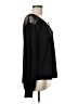 Adrianna Papell Black Long Sleeve Blouse Size M - photo 4