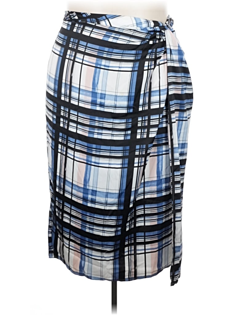 Pre-owned Eloquii Casual Skirt In Blue
