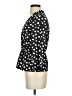 J.Crew 100% Polyester Polka Dots Black 3/4 Sleeve Blouse Size 00 - photo 5