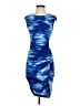 BCBGMAXAZRIA Tie-dye Blue Cocktail Dress Size XS - photo 1