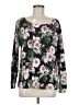 Joie Floral Black Pullover Sweater Size M - photo 1