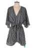 Unbranded 100% Rayon Chevron-herringbone Gray Romper Size S (estimated) - photo 1