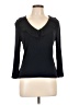 Chaps Black 3/4 Sleeve T-Shirt Size L - photo 1