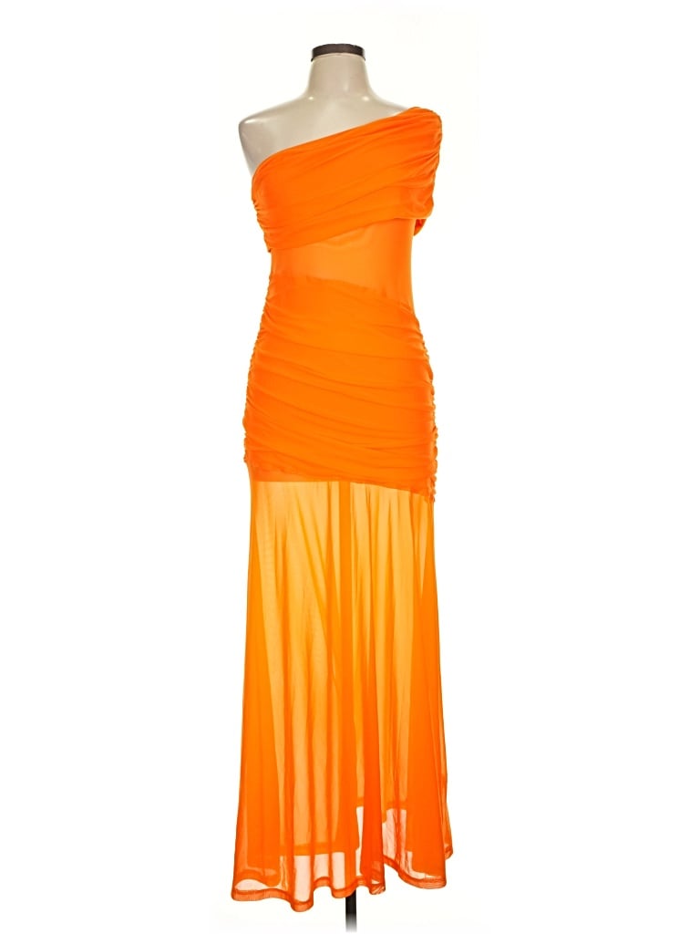 Shein Cocktail Dress In Orange