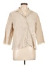 Requirements Tan 3/4 Sleeve Button-Down Shirt Size L (petite) - photo 1
