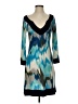 Kokoon Graphic Teal Casual Dress Size S - photo 1
