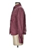 Express 100% Lyocell Burgundy Long Sleeve Button-Down Shirt Size XS - photo 5