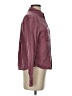 Express 100% Lyocell Burgundy Long Sleeve Button-Down Shirt Size XS - photo 4