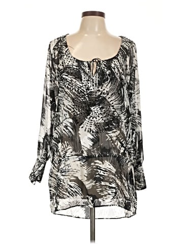 BCBGMAXAZRIA Long Sleeve Blouse (view 1)