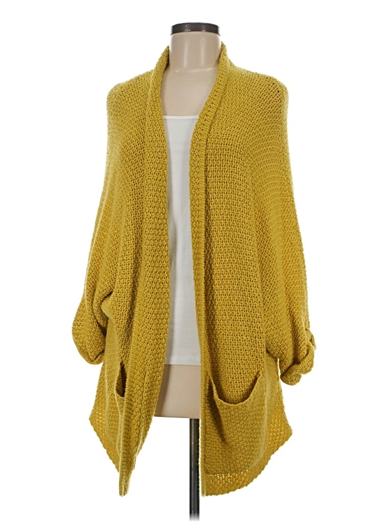 Pre-owned Sparrow Cardigan Sweater In Yellow