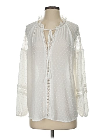 Blu Pepper Long Sleeve Blouse (view 1)