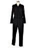 Lou & Grey Solid Black Jumpsuit Size L - photo 1