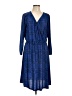 IGIGI Paisley Blue Casual Dress Size 12 - photo 1