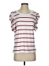 Assorted Brands 100% Polyester White Short Sleeve Top Size S - photo 1