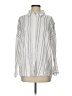 Wild Fable Stripes Silver White Long Sleeve Button-Down Shirt Size S - photo 1