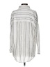 Wild Fable Stripes Silver White Long Sleeve Button-Down Shirt Size S - photo 2