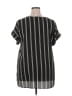 My Story Black Short Sleeve Blouse Size 5X - photo 2