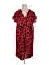 Unbranded Animal Print Red Casual Dress Size XXL - photo 1