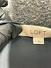 Ann Taylor LOFT 100% Polyester Gray Short Sleeve Blouse Size M - photo 7
