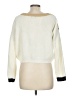 rue21 100% Acrylic Chevron-herringbone Ivory Pullover Sweater Size M - photo 2