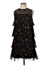 CUE 100% Polyester Black Cocktail Dress Size 8 - photo 1