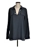 Calvin Klein Gray Long Sleeve Blouse Size M (estimated) - photo 1