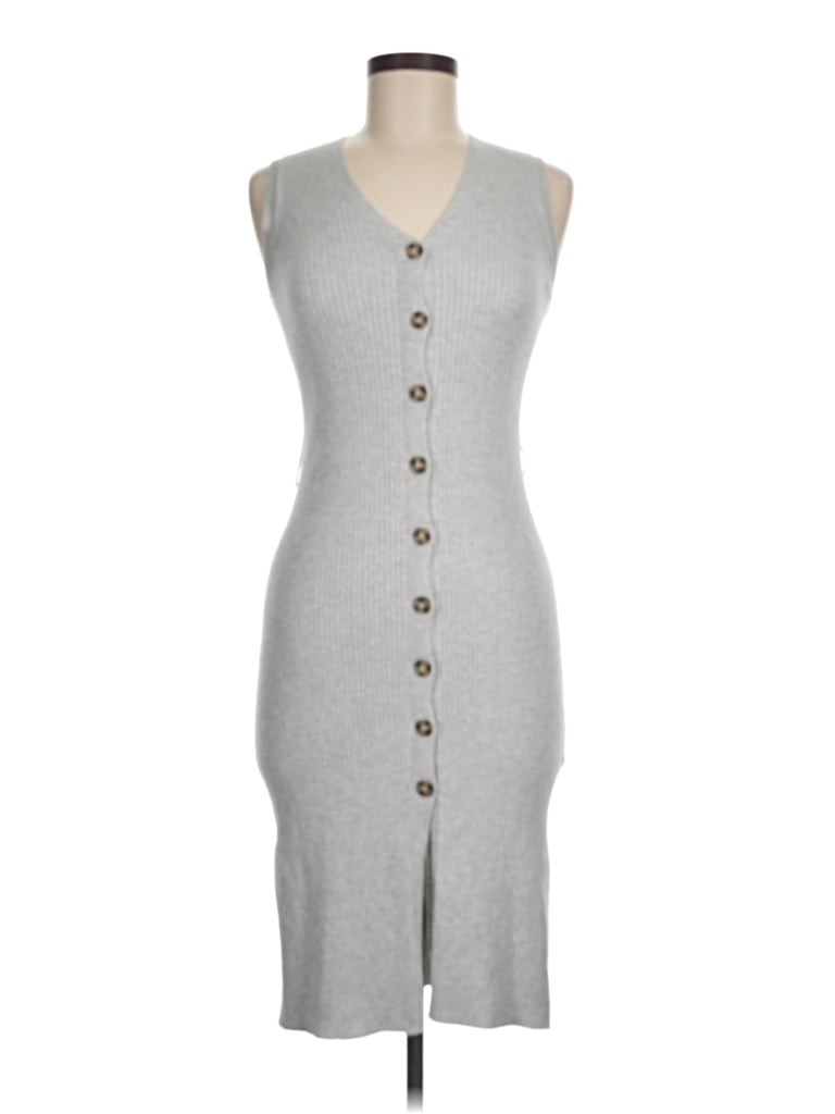 Pre-owned Pink Rose Casual Dress In Gray