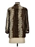 Parker Animal Print Brown 3/4 Sleeve Blouse Size XS - photo 2