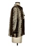 Parker Animal Print Brown 3/4 Sleeve Blouse Size XS - photo 4