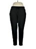 MTA Sport Solid Black Casual Pants Size 1X - photo 1