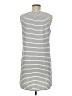 Faded Glory 100% Polyester Stripes Ivory Casual Dress Size M - photo 2