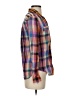 French Connection Plaid Orange Long Sleeve Button-Down Shirt Size 0 - photo 4