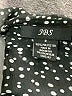 JBS 100% Polyester Polka Dots Black Cocktail Dress Size 8 - photo 7