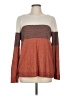 Pink Clover Color Block Brown Pullover Sweater Size M (estimated) - photo 1
