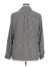 Notations Stripes Gray Long Sleeve Blouse Size 1X - photo 2