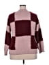 Bearpaw Color Block Burgundy Pullover Sweater Size XXL - photo 2