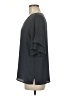 Ann Taylor LOFT 100% Polyester Gray Short Sleeve Blouse Size M - photo 5