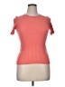 Banana Republic 100% Merino Extra Fine Wool Orange Pink Wool Pullover Sweater Size XL - photo 1