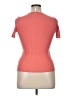 Banana Republic 100% Merino Extra Fine Wool Orange Pink Wool Pullover Sweater Size XL - photo 2