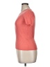 Banana Republic 100% Merino Extra Fine Wool Orange Pink Wool Pullover Sweater Size XL - photo 5