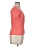 Banana Republic 100% Merino Extra Fine Wool Orange Pink Wool Pullover Sweater Size XL - photo 4