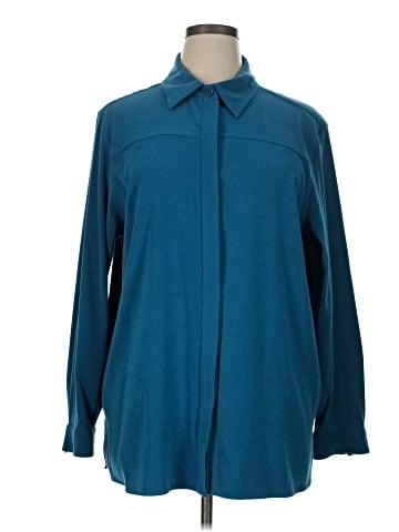 Sag Harbor Long Sleeve Blouse (view 1)