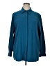 Sag Harbor Teal Long Sleeve Blouse Size 1X - photo 1